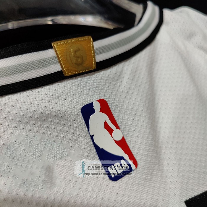 Camiseta San Antonio Spurs Dejounte Murray NO 5 Association Autentico Blanco